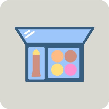 Göz Gölgesi simgesinin vektör illüstrasyonu