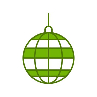 disko topu simgesi vektör illüstrasyon tasarımı