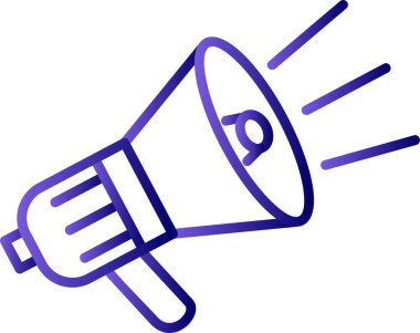 Hoparlörün vektör illüstrasyonu