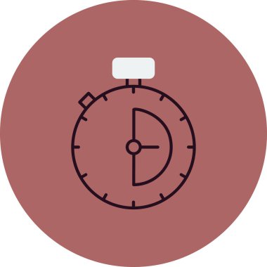 Geri sayım. Kronometrenin basit illüstrasyonu