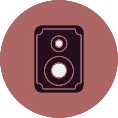 Woofer 'ın vektör illüstrasyonu