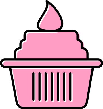 Kek simgesinin vektör illüstrasyonu