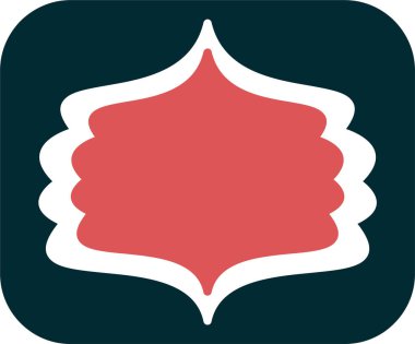 Arkaplanda çerçeve simgesi