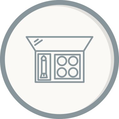 Göz Gölgesi simgesinin vektör illüstrasyonu