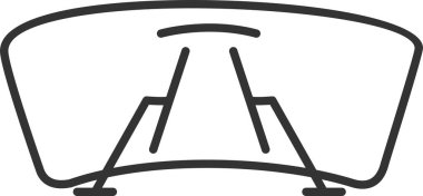 Windscreen 'in vektör çizimi 