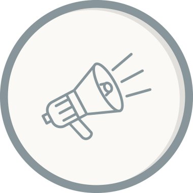 Hoparlörün vektör illüstrasyonu