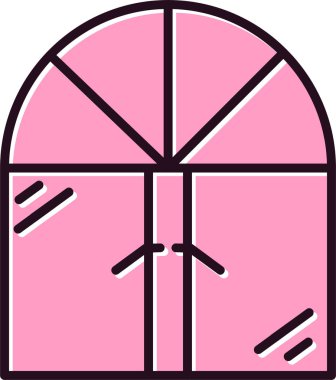 pencere simgesi vektör illüstrasyonu