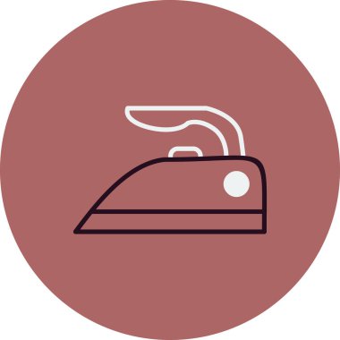 Demir ikon vektör illüstrasyonu