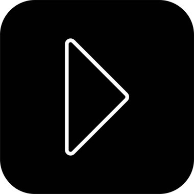 Video çalma düğmesinin vektör illüstrasyonu