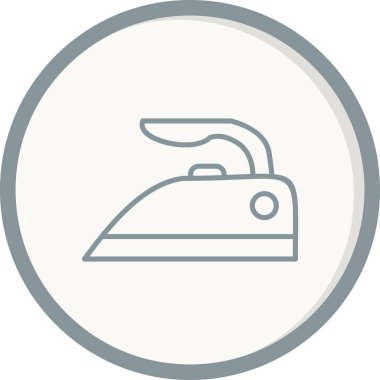 Demir ikon vektör illüstrasyonu