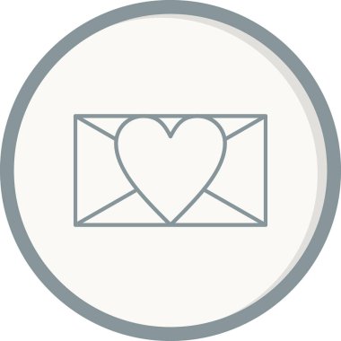 Davet simgesi vektör illüstrasyonu