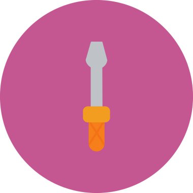 Tornavida simgesi, vektör illüstrasyonu