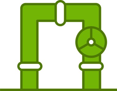 Valf simgesinin vektör illüstrasyonu 