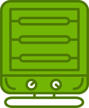 Isıtıcının vektör çizimi