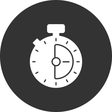 Geri sayım. Kronometrenin basit illüstrasyonu