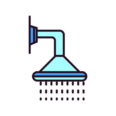 Duşun vektör çizimi