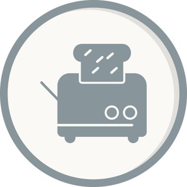 tost makinesi vektör illüstrasyonu