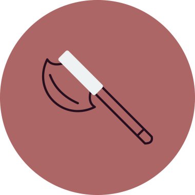 Balta. Web simgesi basit illüstrasyon  