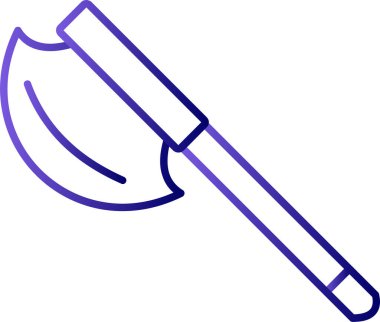 Balta. Web simgesi basit illüstrasyon  