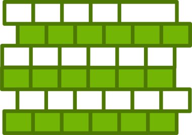 Duvarın vektör illüstrasyonu 