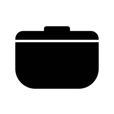 Tencere simgesinin vektör illüstrasyonu