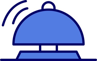 Otel çanının vektör illüstrasyonu 