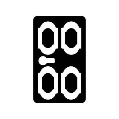 Kapı simgesi. Web ve mobil aygıtlar için düz tasarım çizimi.