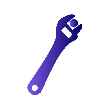  İngiliz anahtarı. Web simgesi basit tasarım