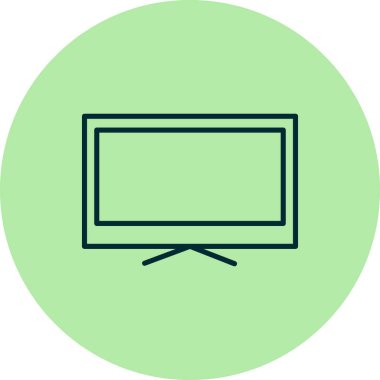televizyon ikonu. vektör çizim