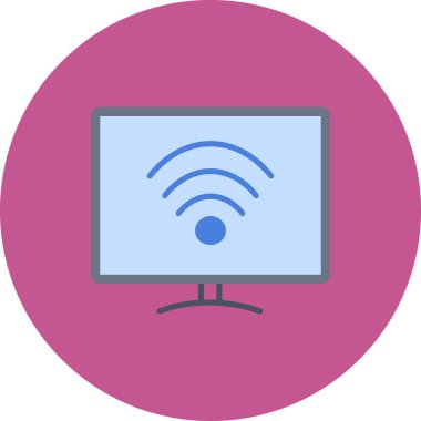 Akıllı televizyon. Web simgesi