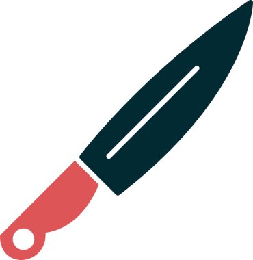 Bıçak. Web simgesi basit illüstrasyon 