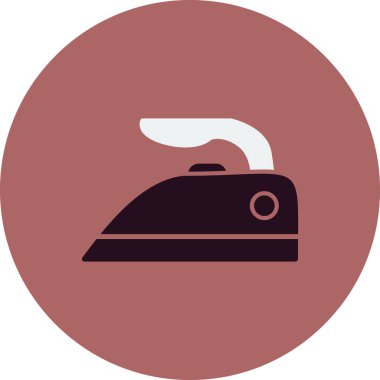 Demir ikon vektör illüstrasyonu