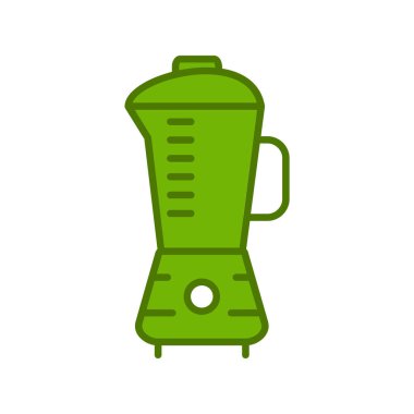 Mutfak karıştırıcı simgesi, vektör illüstrasyonu