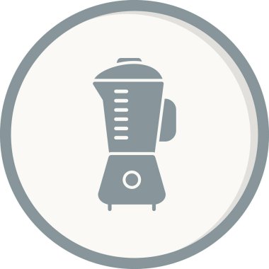 Mutfak karıştırıcı simgesi, vektör illüstrasyonu