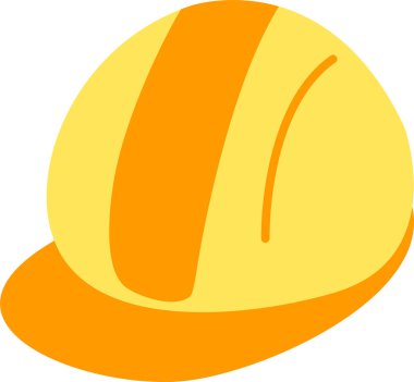 Miğfer. Web simgesi vektör illüstrasyonu 