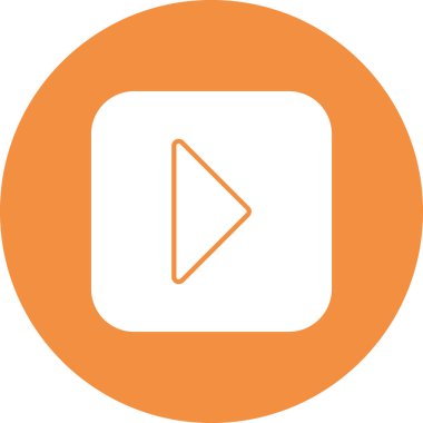 vector illustration of video play button