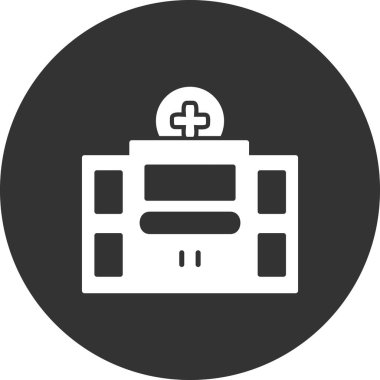 Hastane Simgesi Vektör İllüstrasyonu