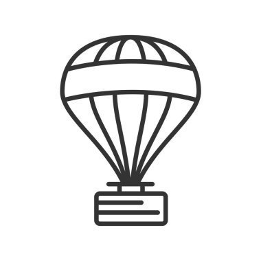 Hot air ballon icon vector illustration