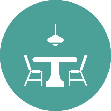 Yemek tablosu vektör çizgisi simgesi