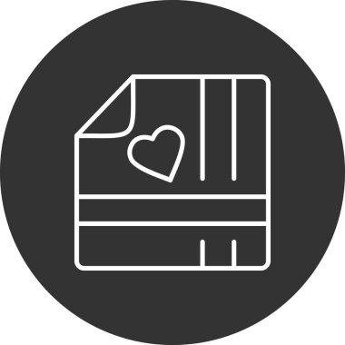 Mendil düz simgesi, vektör illüstrasyonu 