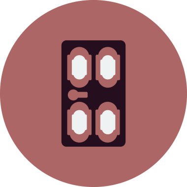 Kapı simgesi. Web ve mobil aygıtlar için düz tasarım çizimi.