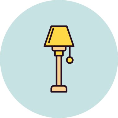 zemin lamba simge vektör çizim