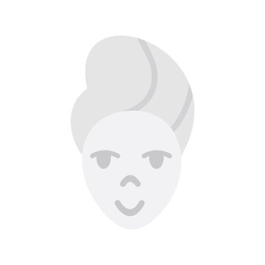 kadın simge vektör illüstrasyonu