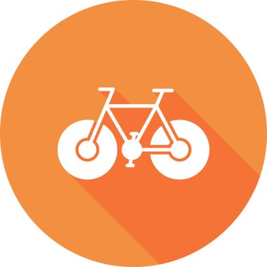 bisiklet ikonu vektör illüstrasyonu