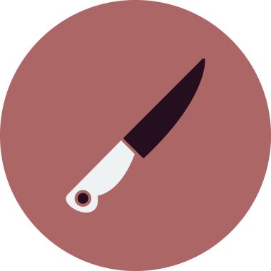 Bıçak. Web simgesi basit illüstrasyon 