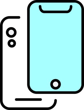 akıllı telefon simgesi, vektör illüstrasyon tasarımı