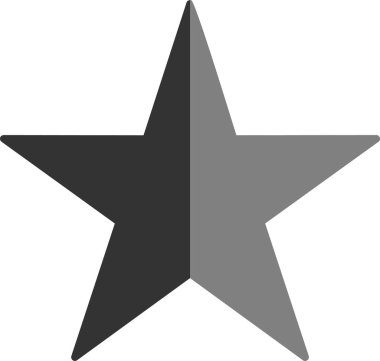 Favori yıldızımız. Web simgesi vektör illüstrasyonu 