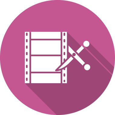 vector illustration of Video editor icon
