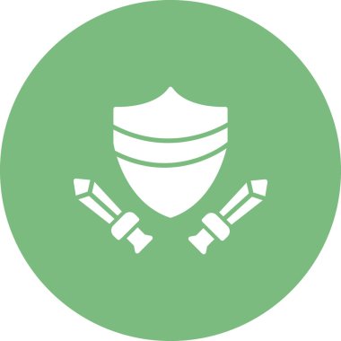 kalkan ağ simgesi basit illüstrasyon