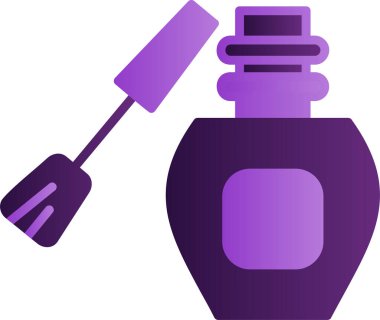 Tırnak cilası. Basit resimleme